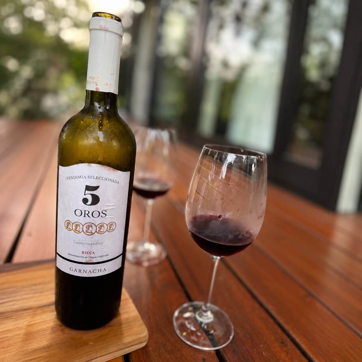 Vinho Tinto 5 Oros Garnacha D.O.Ca Rioja – Vendimia Seleccionada