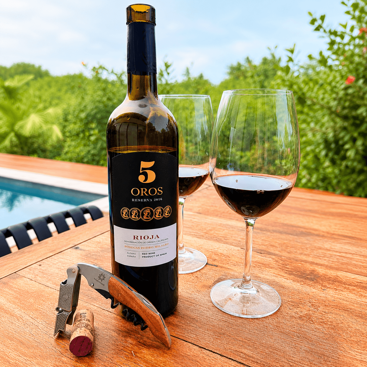 Vinho Tinto 5 Oros Reserva D.O.Ca Rioja – Tempranillo & Graciano