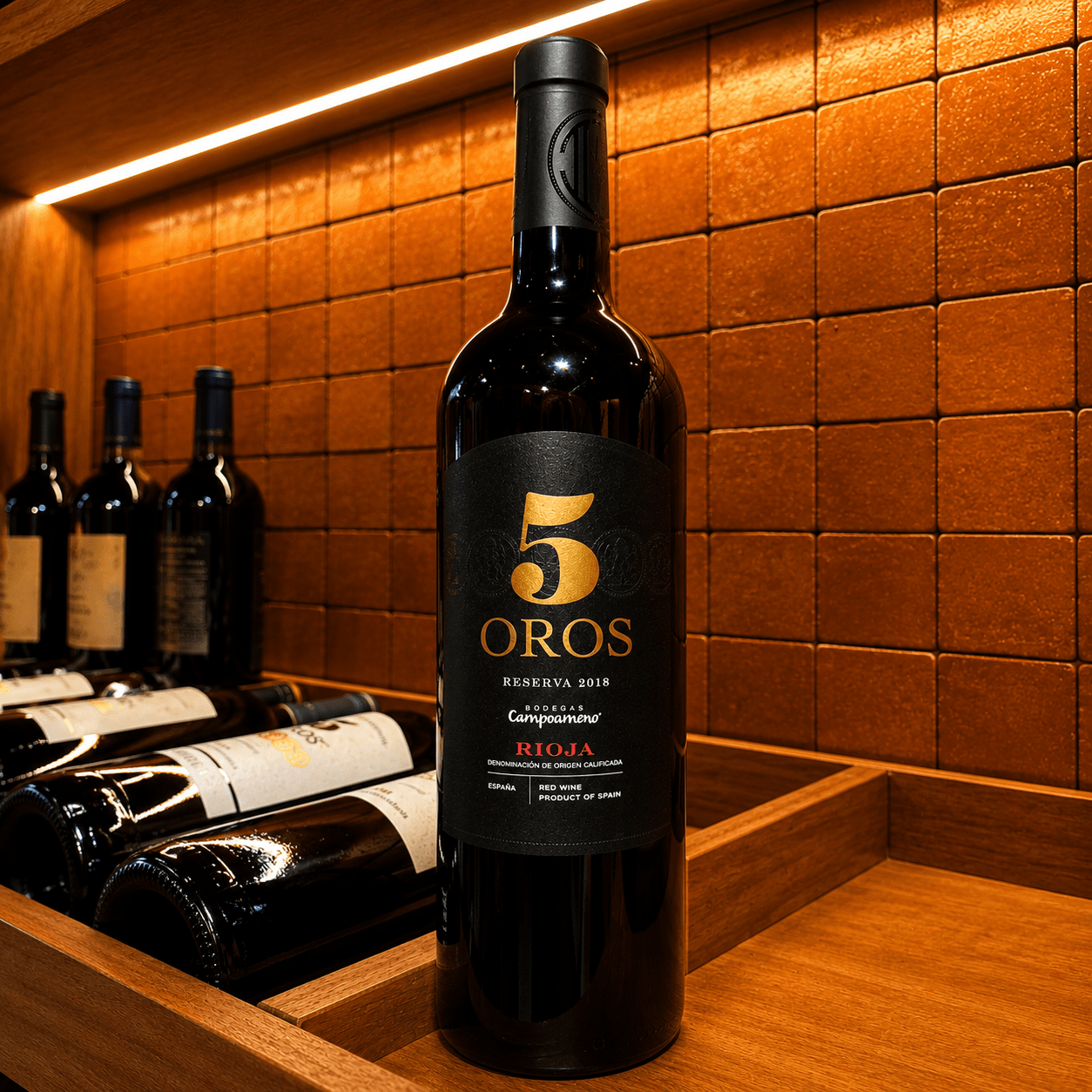 Vinho Tinto 5 Oros Reserva D.O.Ca Rioja – Tempranillo & Graciano