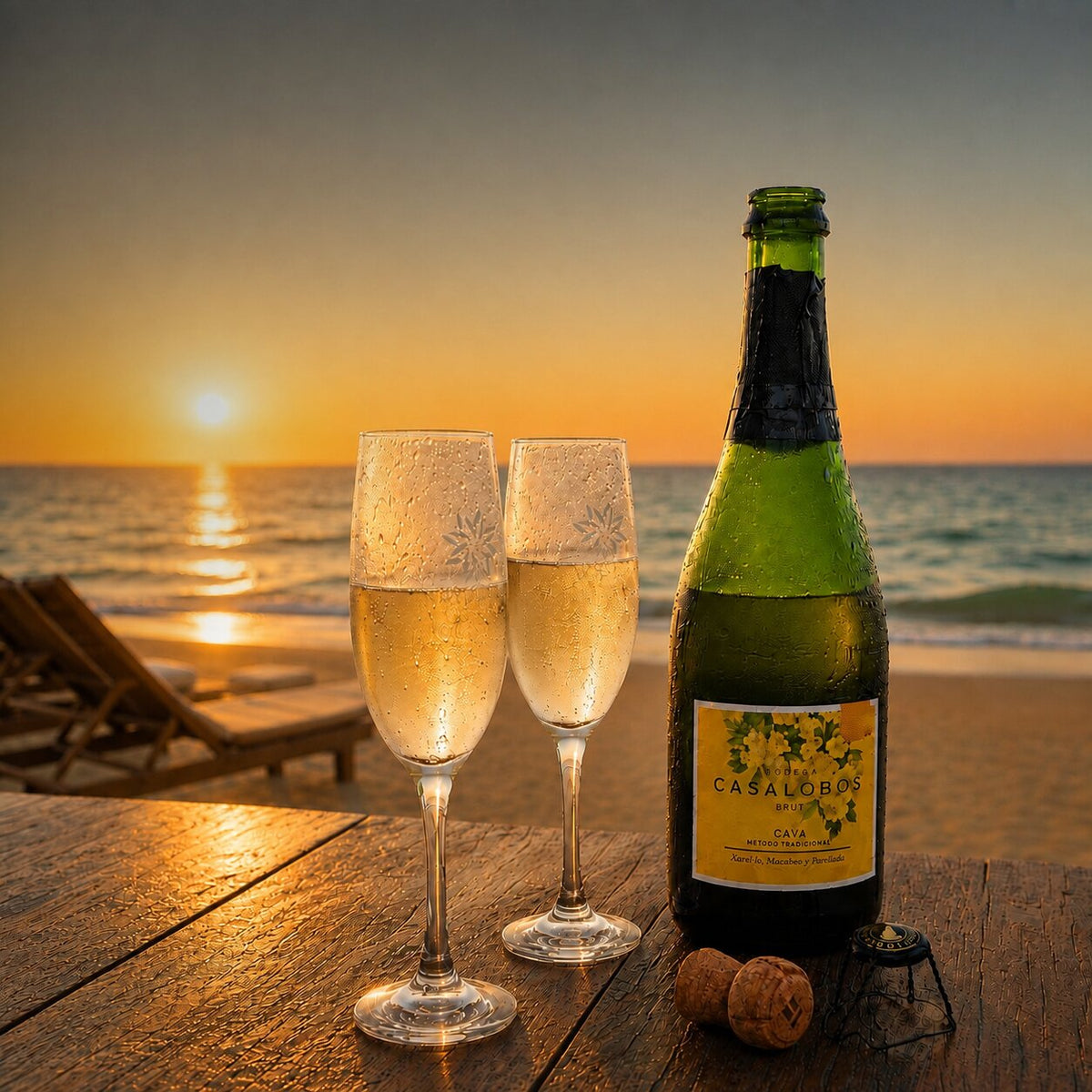 Espumante Cava Casalobos Método Tradicional – Macabeo, Xarel·lo & Parellada