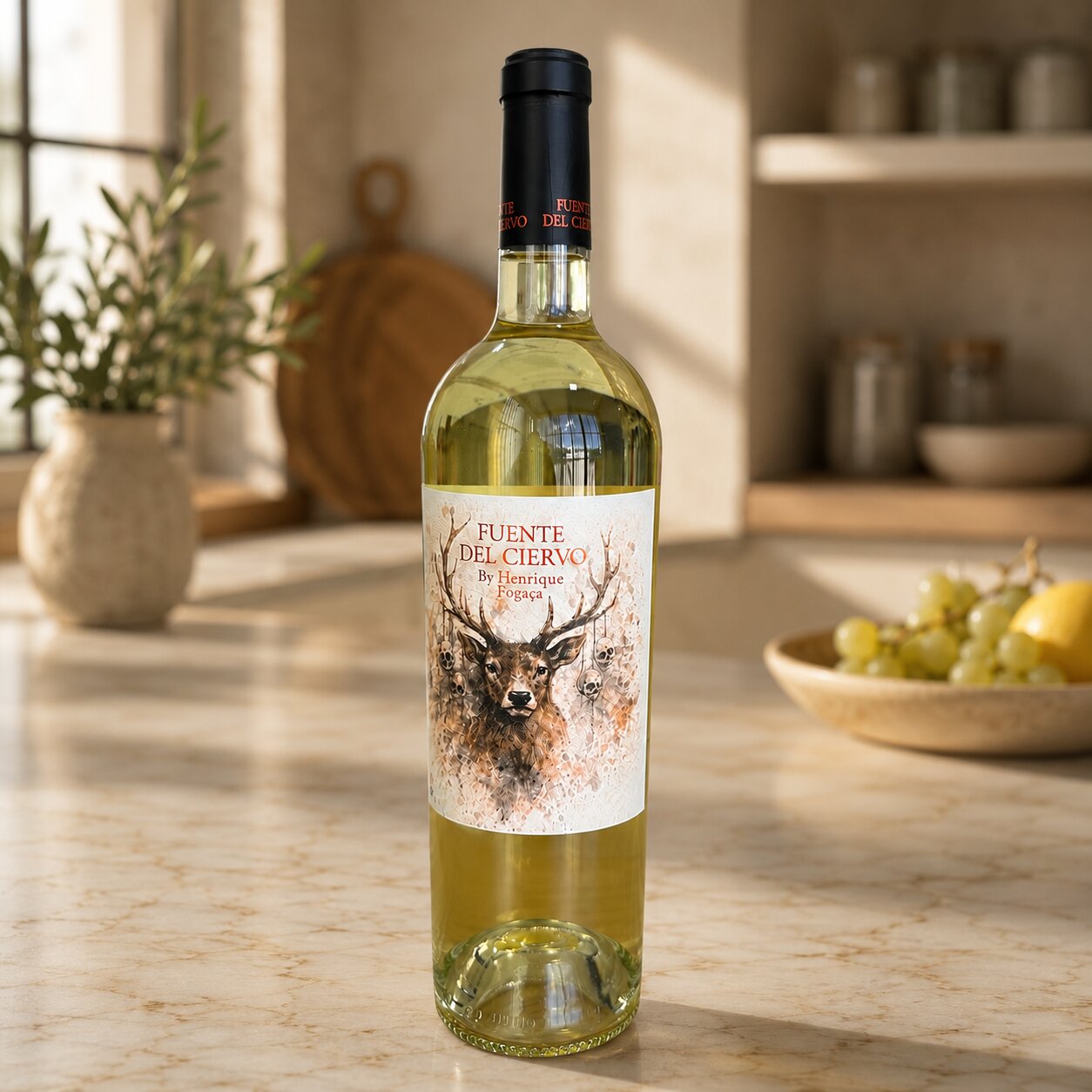 Vinho Branco Fuente del Ciervo Sauvignon Blanc & Chardonnay Castilla-La Mancha By Henrique Fogaça